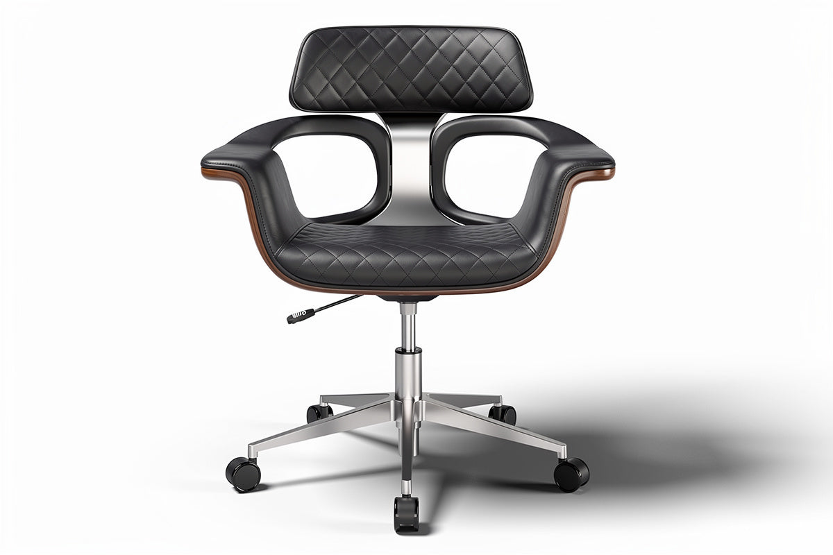 **Fotel biurowy z regulacją wysokości i ergonomicznym designem**